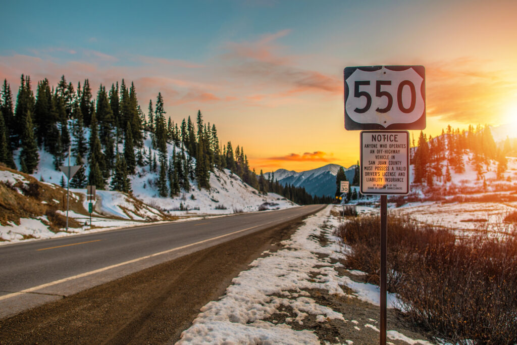 colorado,highway,550.,famous,million,dollars,highway,near,durango,,colorado,